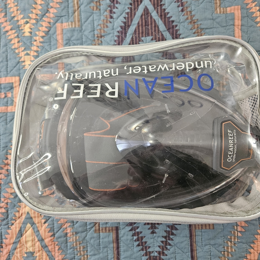 Reef Black and Orange Snorkel Set - Picture 3 of 5